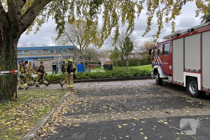 Brandweer doet onderzoek naar vreemde lucht bij Stedelijk Dalton Lyceum