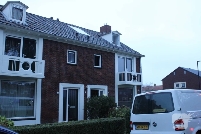 Korte maar hevige woningbrand