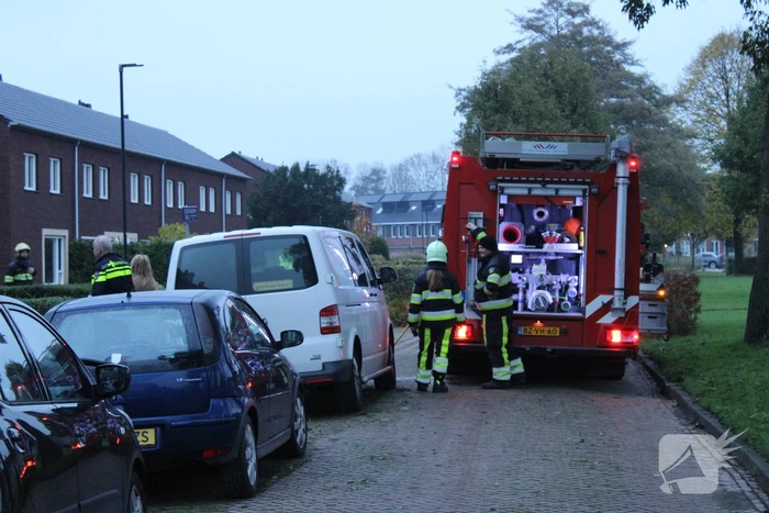 Korte maar hevige woningbrand