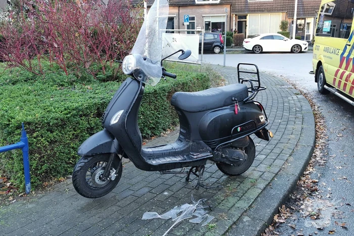 Scooterrijder gewond bij aanrijding