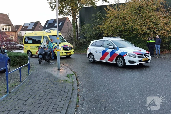 Scooterrijder gewond bij aanrijding