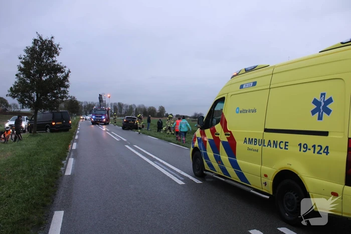 Bestuurder gewond na te water raken met voertuig