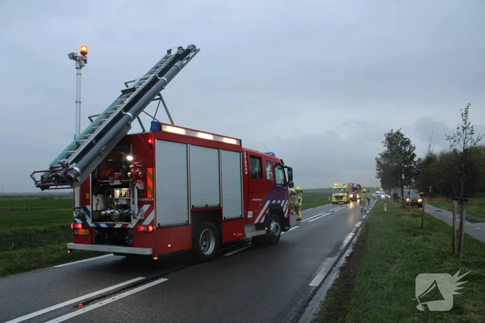 Bestuurder gewond na te water raken met voertuig