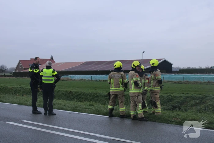 Bestuurder gewond na te water raken met voertuig