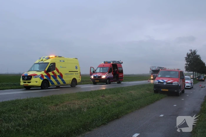 Bestuurder gewond na te water raken met voertuig