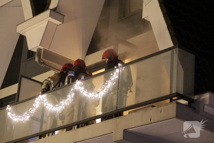 Flinke brand in schoorsteen van woning