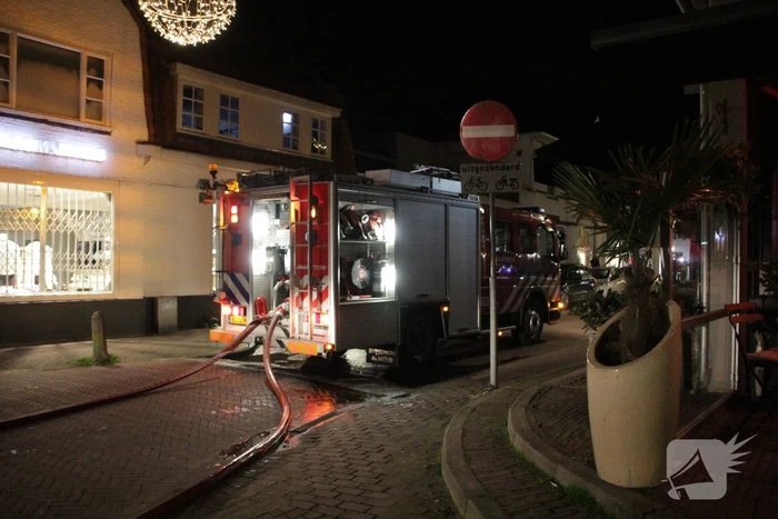 Flinke brand in schoorsteen van woning