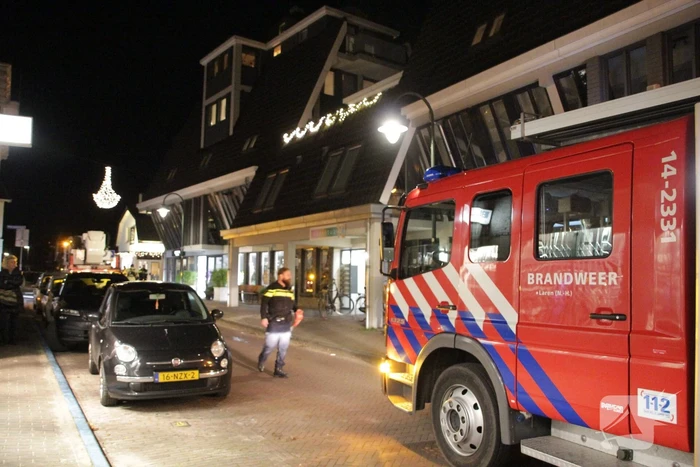 Flinke brand in schoorsteen van woning