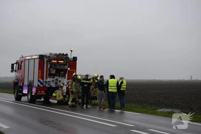 Dronken bestuurder belandt in sloot