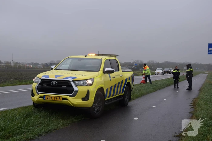 Dronken bestuurder belandt in sloot