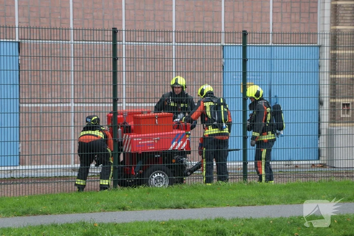 Flinke rookontwikkeling bij brand in hoogspanningscentrale
