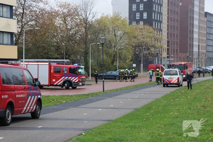 Flinke rookontwikkeling bij brand in hoogspanningscentrale