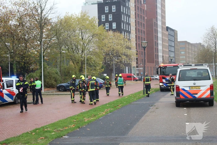 Flinke rookontwikkeling bij brand in hoogspanningscentrale