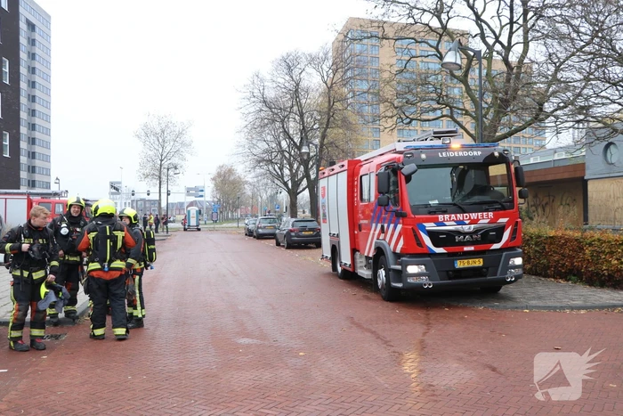Flinke rookontwikkeling bij brand in hoogspanningscentrale