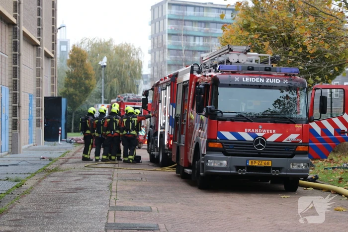 Flinke rookontwikkeling bij brand in hoogspanningscentrale