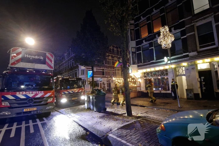 Brand in keuken van restaurant