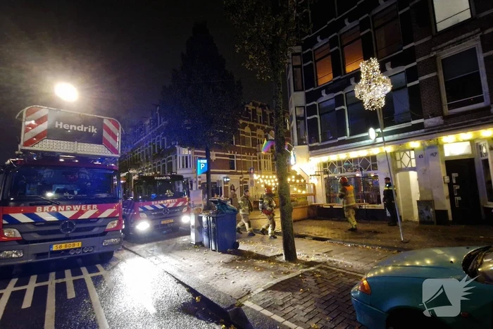 Brand in keuken van restaurant