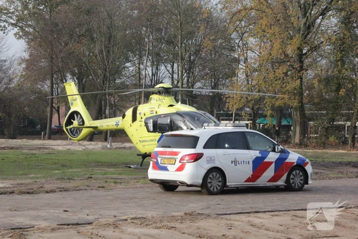 Veel hulpdiensten naar basisschool