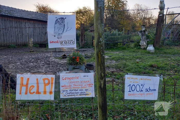 Bewoners buurtschap Dal-Bilsen protesteren