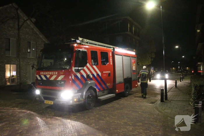 Vuurwerk veroorzaakt brand in container