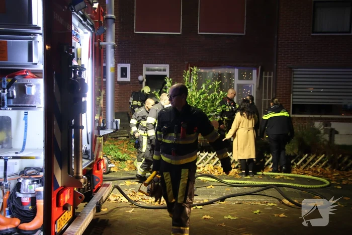 Woning vol rook geventileerd door brandweer