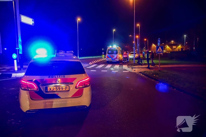 Fietser zwaargewond bij aanrijding
