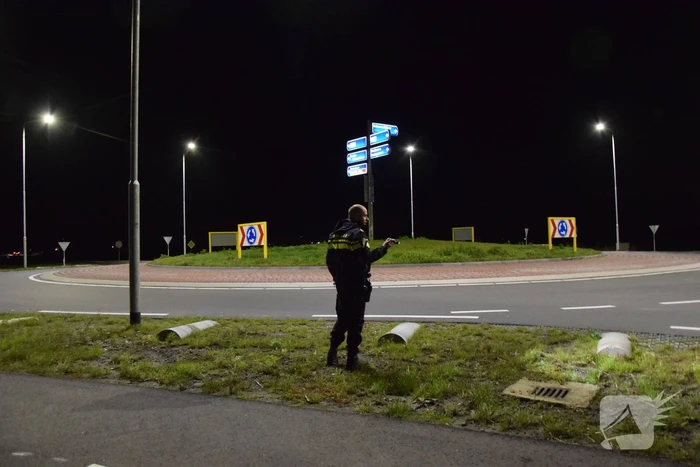 Auto zwaar beschadigd bij eenzijdig ongeval