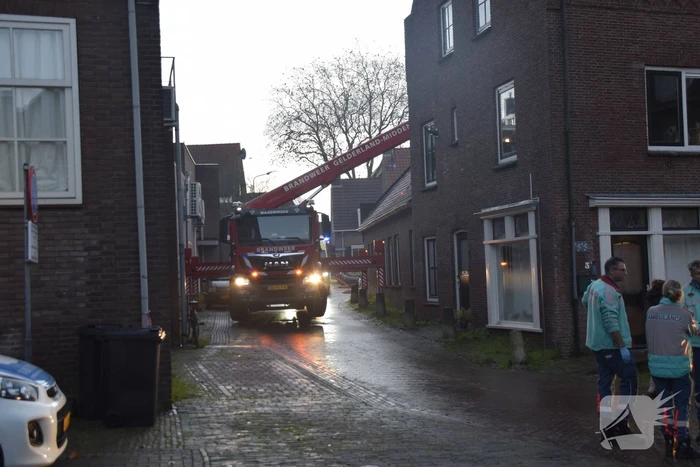 Traumahelikopter ingezet bij brand in slaapkamer