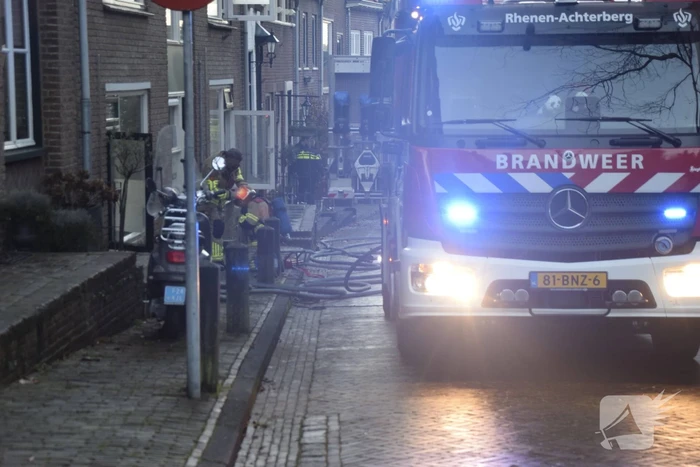 Traumahelikopter ingezet bij brand in slaapkamer
