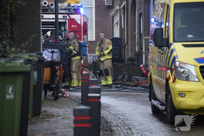Traumahelikopter ingezet bij brand in slaapkamer
