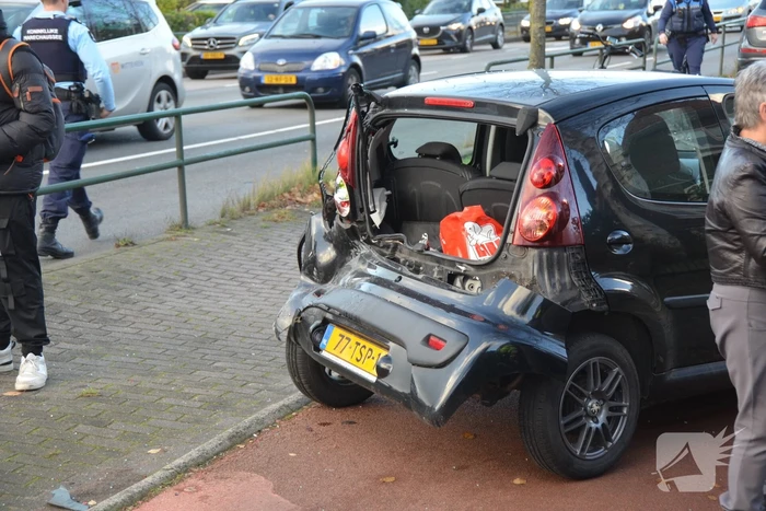Veel schade bij kop-staart aanrijding