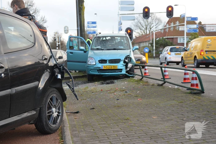 Veel schade bij kop-staart aanrijding