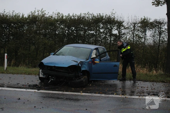 Ravage nadat auto op boom botst