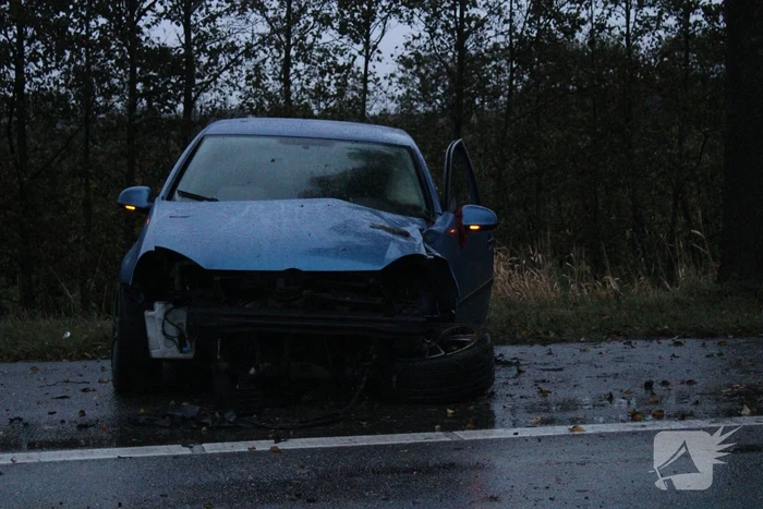 Ravage nadat auto op boom botst