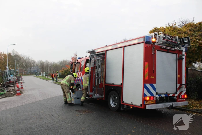 Gaslek bij aanleggen glasvezel