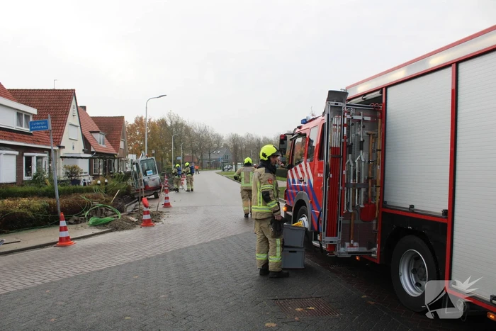 Gaslek bij aanleggen glasvezel