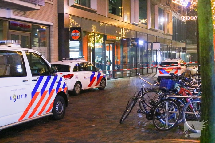 Gewapende overval op winkelpand
