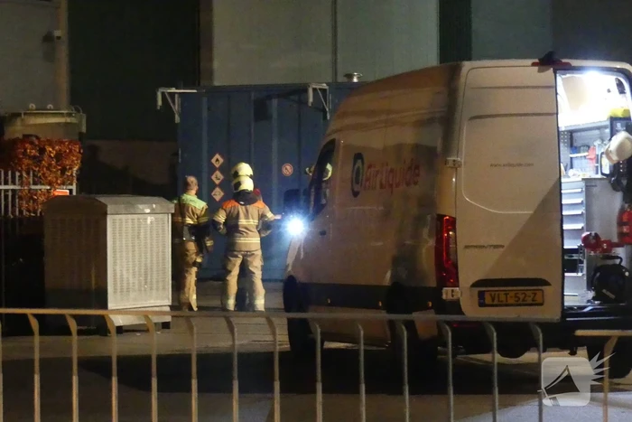 Gebied afgezet door lekkage opslagtank