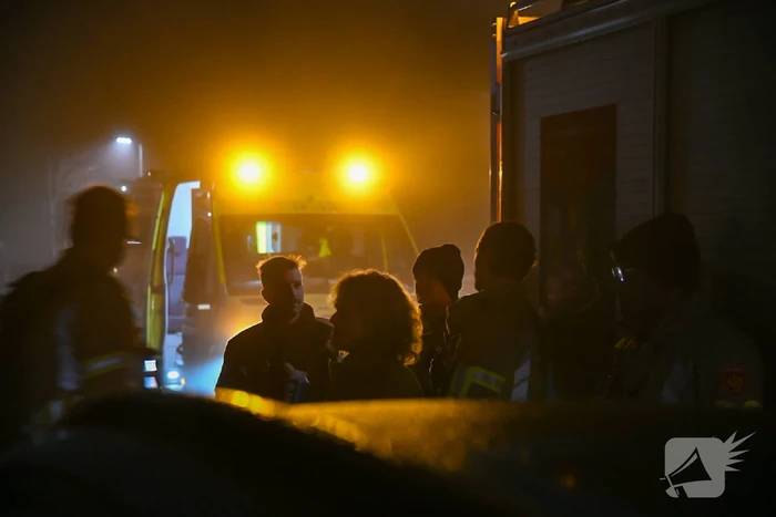 Brand in hal van woning