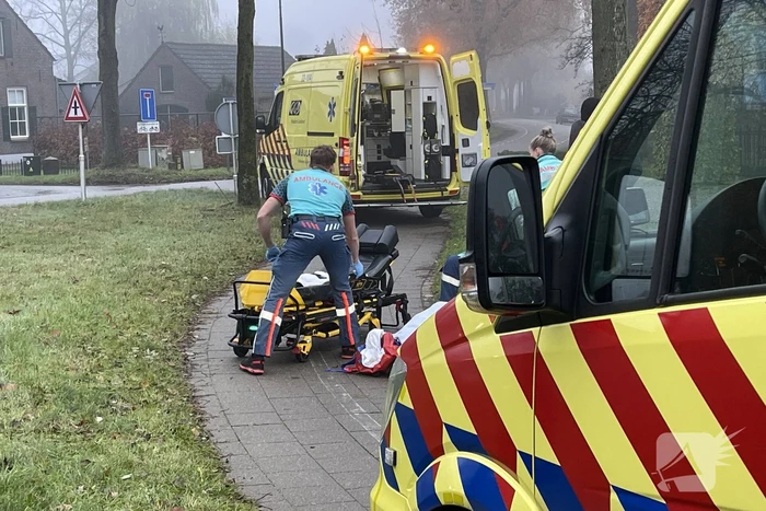 Scooterrijdster gewond na val