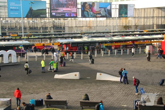 Schiphol Plaza ontruimd door incident met gevaarlijke stoffen