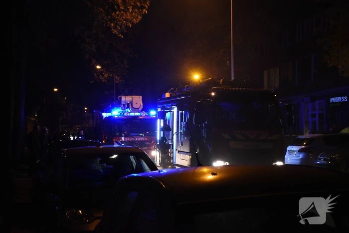 Veel rookontwikkeling bij brand in wasserette