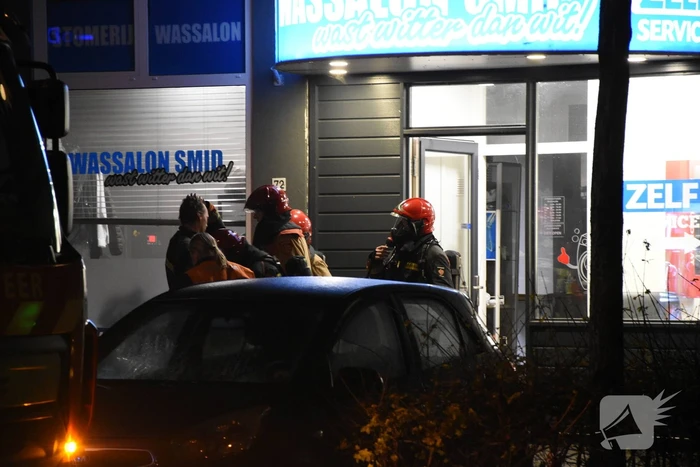 Veel rookontwikkeling bij brand in wasserette