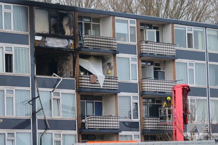 Twee appartementen verwoest door brand
