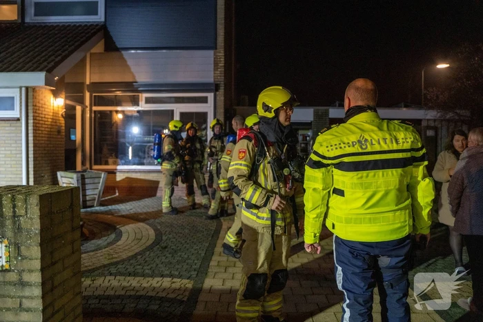 Woning vol rook door vergeten eten in oven