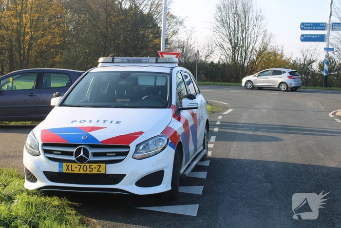 Fietser gewond bij botsing met auto