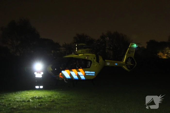Traumahelikopter ingezet voor incident in woning