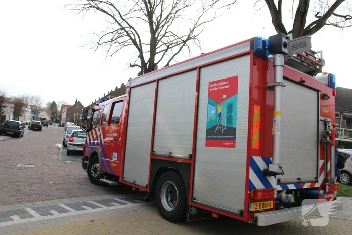 Brandweer ingezet bij waterlekkage in fietsenstalling