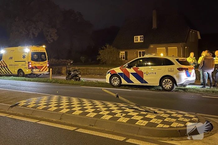 Scooterrijder gewond na eenzijdig ongeval