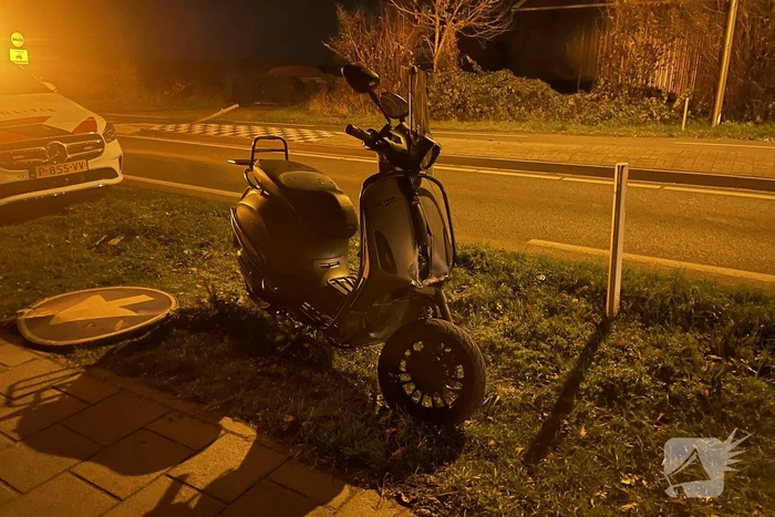 Scooterrijder gewond na eenzijdig ongeval